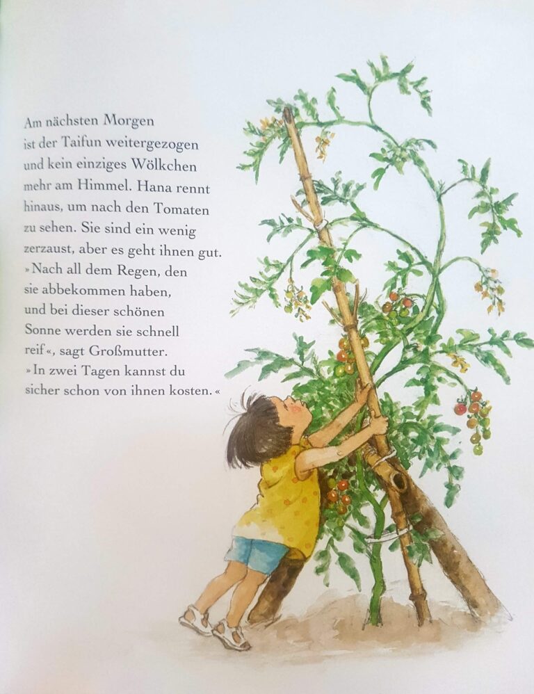 Kinderbuch "Das Tomatenfest" von Satomi Ichikawa, Moritz Verlag