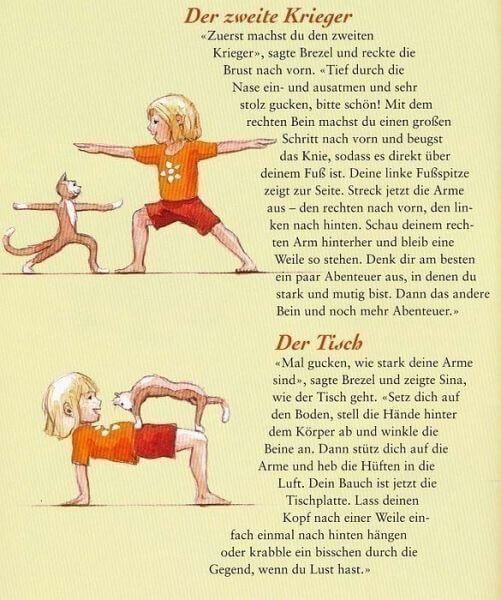 Kinderbuch Yoga "Sina und die Yogakatze" von Ursula Karven