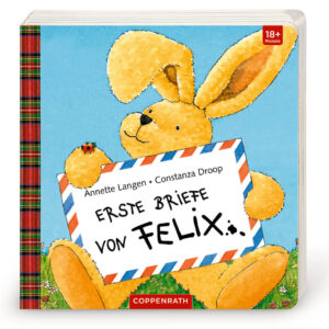 Kinderbuch, Pappbilderbuch "Erste Briefe von Felix" von Annette Langen, Coppenrath Verlag