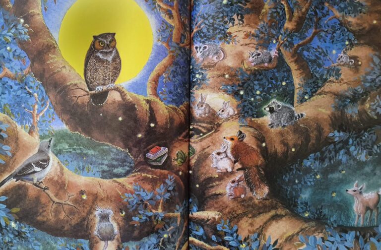 Kinderbuch, children's book "The Kissing Hand", Audrey Penn, racoon, Waschbär