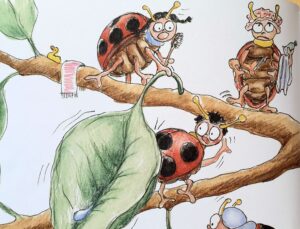 Kinderbuch "Glückskäfer Luis", Anja Schenk, Wiesengrund Verlag