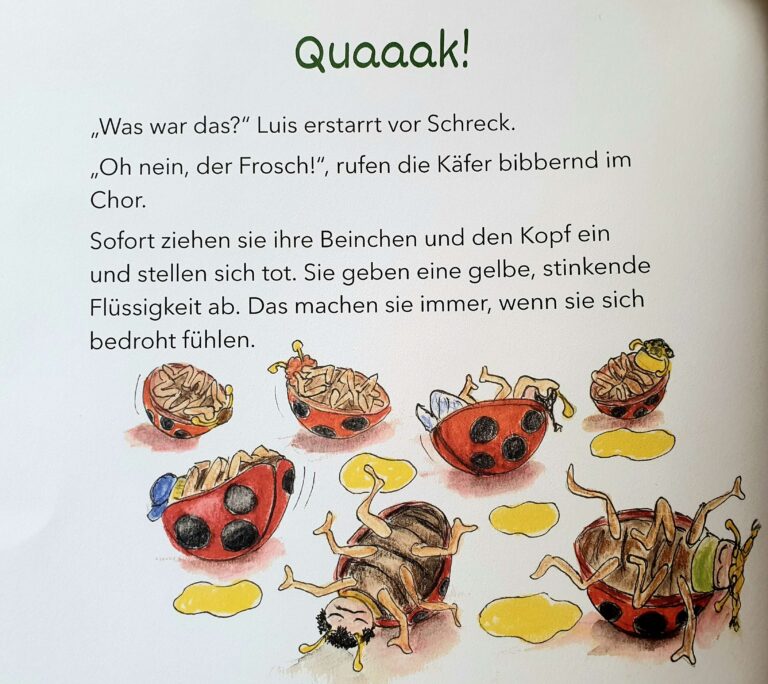Kinderbuch "Glückskäfer Luis", Anja Schenk, Wiesengrund Verlag
