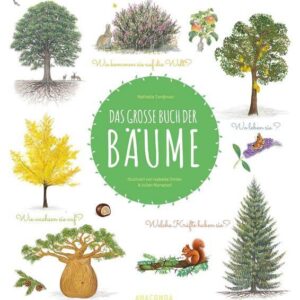 Sachbuch, Kinderbuch "Das große Buch der Bäume", Anaconda Verlag