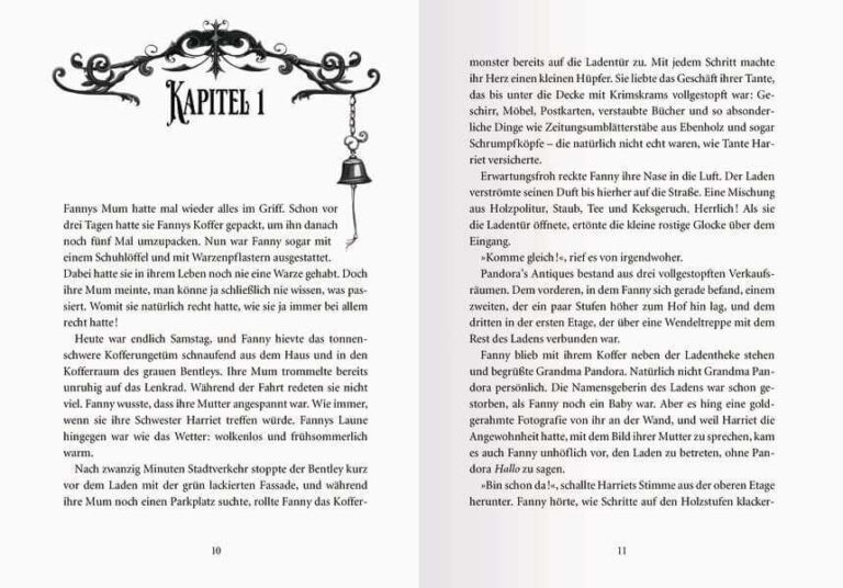 Kinderroman "Die Geister der Pandora Pickwick", Christina Wolff