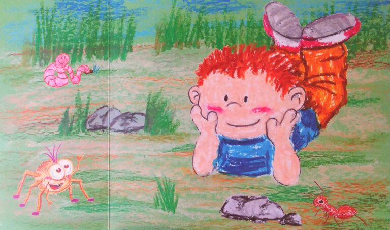 Kinderbuch, Pappbilderbuch "Die Spinne Lilo", Jennifer Straß, Marion Klara Mazzaglia