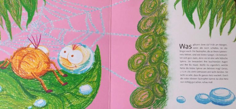 Kinderbuch, Pappbilderbuch "Die Spinne Lilo", Jennifer Straß, Marion Klara Mazzaglia