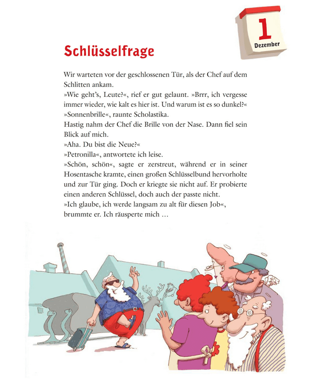 Kinderbuch, Weihnachtsbuch, Rätselbuch "Wer knackt die Weihnachtsnuss", Markus Spang, cbj Verlag