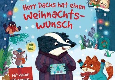 Kinderbuch, Bilderbuch "Herr Dachs hat einen Weihnachtswunsch", Lily Murray, Julia Woolf, Ullmann Medien