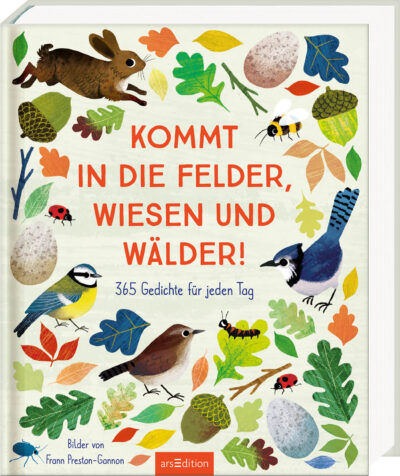 Kinderbuch, Hausbuch, Gedichte "Kommt in die Felder, Wiesen und Wälder", ars Edition