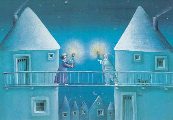 Kinderbuch, Bilderbuch "Das rote Paket", Linda Wolfsgruber, Gino Alberti, Bohem Press