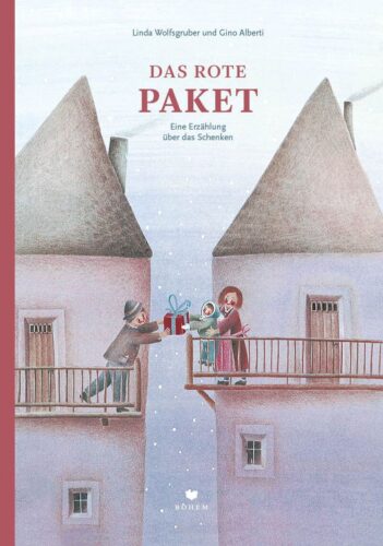 Kinderbuch, Bilderbuch "Das rote Paket", Linda Wolfsgruber, Gino Alberti, Bohem Press