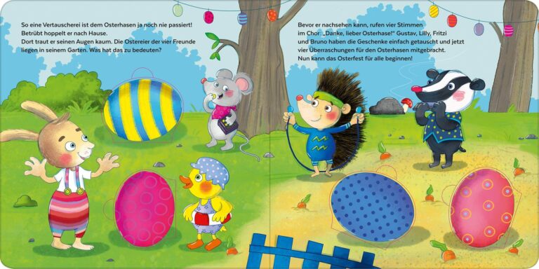 Kinderbuch, Pappbilderbuch "Ei, Ei, Ei, Vertauscherei!", Franziska Jaekel, Sabine Sauter, Penguin Junior