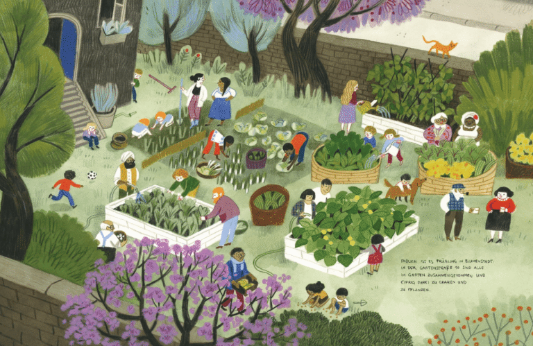 Kinderbuch, Sachbuch "Heute pflanz ich, morgen koch ich", Felicita Sala, Prestel Verlag