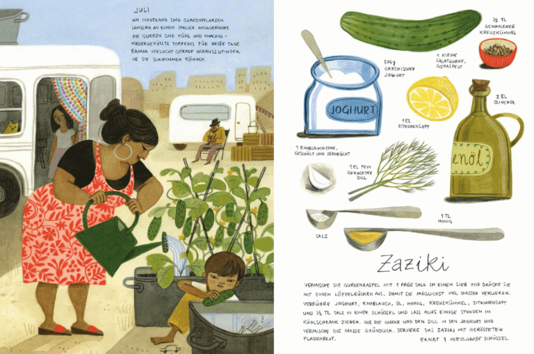 Kinderbuch, Sachbuch "Heute pflanz ich, morgen koch ich", Felicita Sala, Prestel Verlag