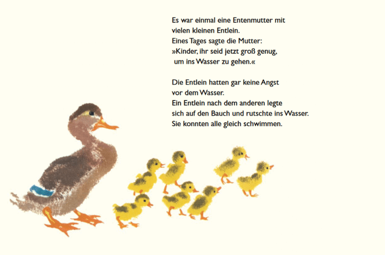 Kinderbuch, Bilderbuch, DDR, "Das neugierige Entlein", Ludmilla Herzenstein, Ingeborg Meyer-Rey, Beltz Verlag