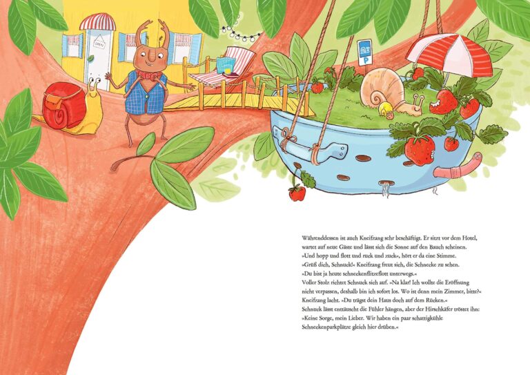 Kinderbuch, Bilderbuch "Hotel Summ Summ", Anna Lisa Kiesel, Daniela Kunkel, Baumhaus Verlag