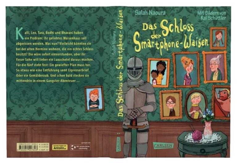 Kinderbuch, Kinderroman "Das Schloss der Smartphone-Waisen", Salah Naoura, Kai Schüttler, Carlsen Verlag