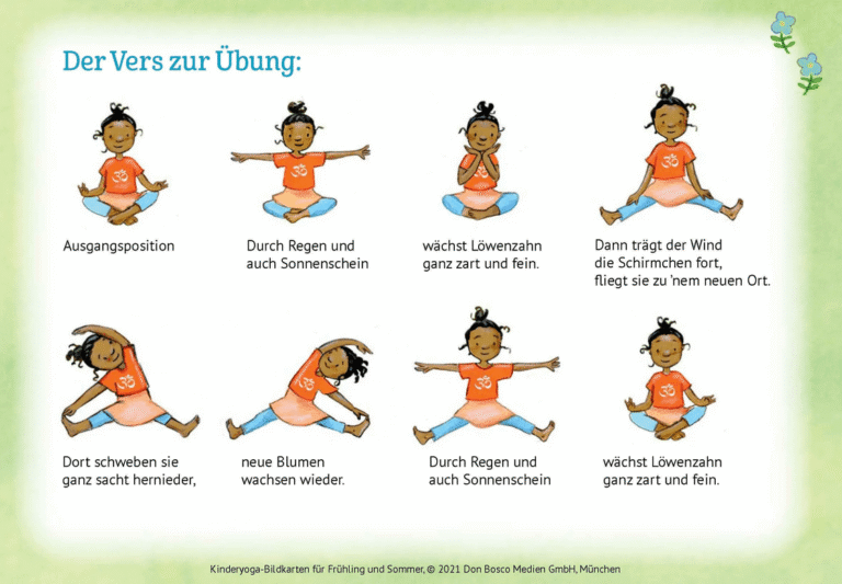Kinderyoga-Bildkarten für Frühling und Sommer, Elke Gulden, Gabriele Pohl, Bettina Scheer, Don Bosco Verlag