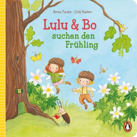 Kinderbuch, Pappbilderbuch "Lulu & Bo suchen den Frühling", Anna Taube, Outi Kaden, Penguin Junior