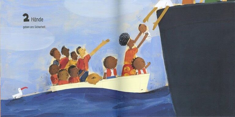 Kinderbuch, Bilderbuch "Hallo! Das Buch der zehn Freundlichkeiten", Hollis Kurman, Barroux, Gütersloher Verlagshaus