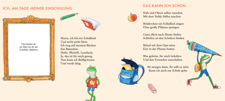 Kinderbuch "Hurra, ich bin ein Schulkind! - Mein Album zum Schulanfang", Katharina Knebel, Eulenspiegel Kinderbuchverlag