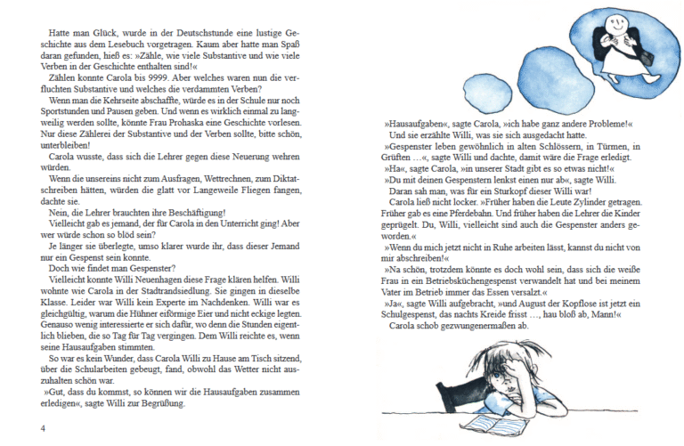Kinderbuch, Kinderroman, DDR, "Das Schulgespenst", Peter Abraham, Gertrud Zucker, Eulenspiegel Kinderbuchverlag