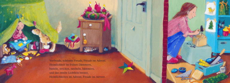 Kinderbuch, Pappbilderbuch, Weihnachten "Vorfreude, schönste Freude", Erika Engel, Hans Naumikat, Frauke Weldin, Eulenspiegel Kinderbuchverlag