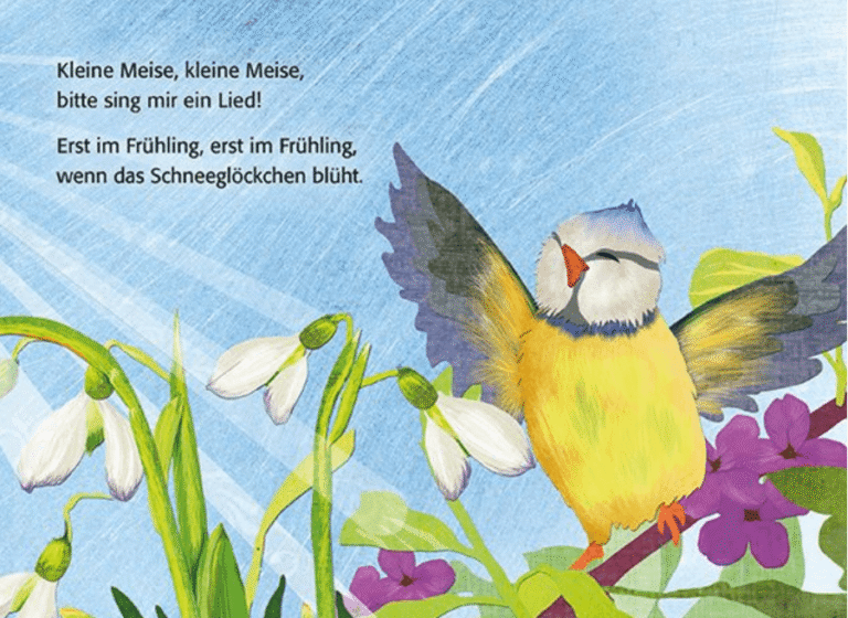 Pappbilderbuch "Kleine Meise, kleine Meise", Alfred Kalcher, Eva Langhorst, Eulenspiegel Kinderbuchverlag