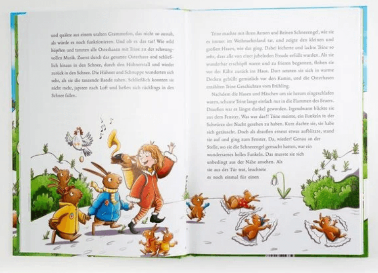 Kinderbuch Ostern "Trine und die Osterhasen", Nina Speyer, Caroline Opheys, Dragonfly Verlag, Harper Collins