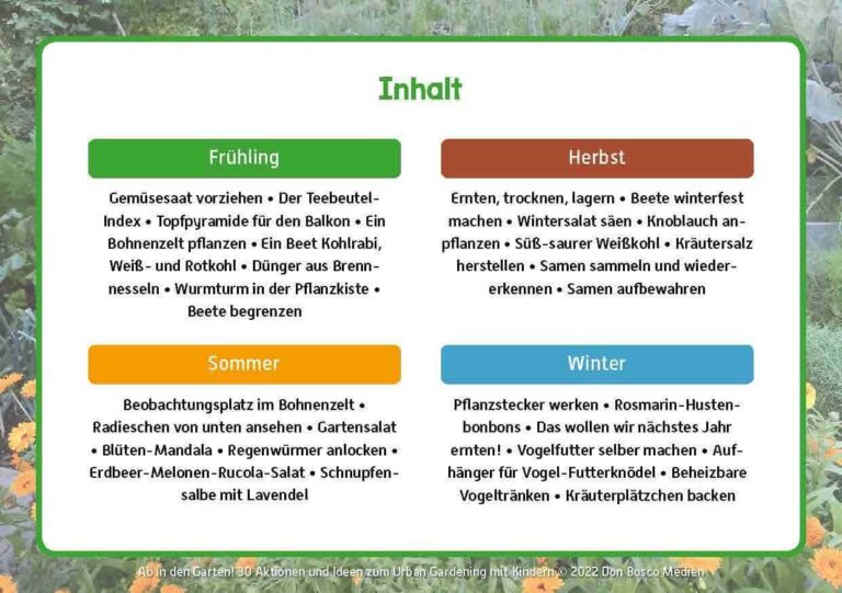 Bildkarten "Ab in den Garten!", Silke Bicker, Anja Goossens, Don Bosco Verlag