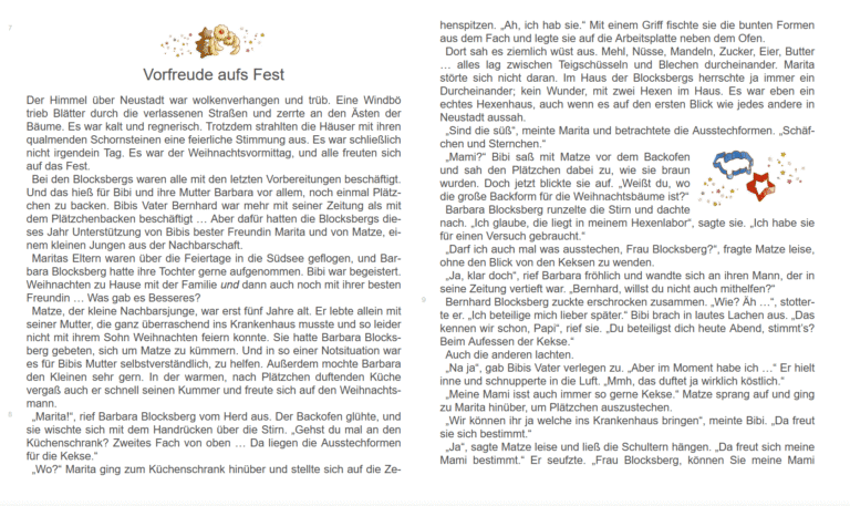 Kinderbuch, Weihnachten "Bibi Blocksberg - Die Weihnachtsmänner", Mark Stichler, Desiree Kunstmann, Schneiderbuch, HarperCollins