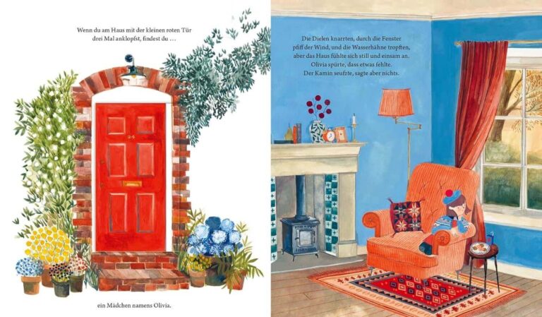 Kinderbuch, Bilderbuch "Das Haus mit der kleinen roten Tür", Grace Easton, Fischer Sauerländer