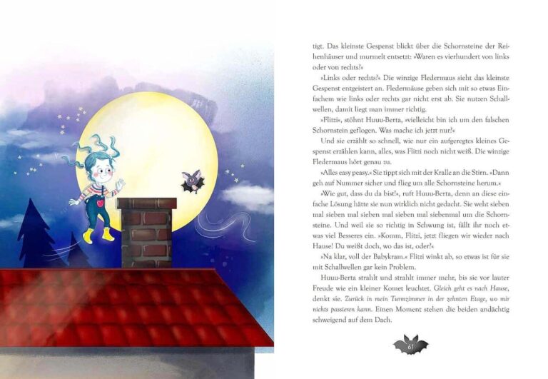 Kinderbuch "Huuu-Berta - Das kleinste Gespenst von allen", Annette Langen, Sabine Sauter, Baumhaus Verlag, Bastei Lübbe