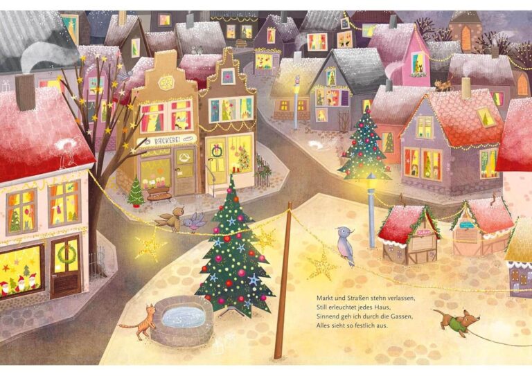 Kinderbuch, Weihnachtsbuch, Bilderbuch "Weihnachten", Poesie für Kinder, Joseph von Eichendorff, Pe Grigo, Kindermann Verlag