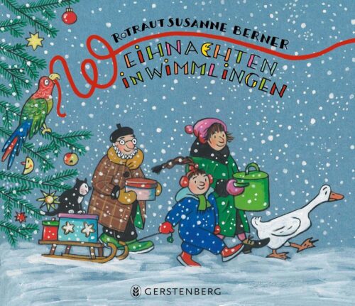 Kinderbuch, Wimmelbuch, Bilderbuch "Weihnachten in Wimmlingen", Rotraut Susanne Berner, Gerstenberg Verlag