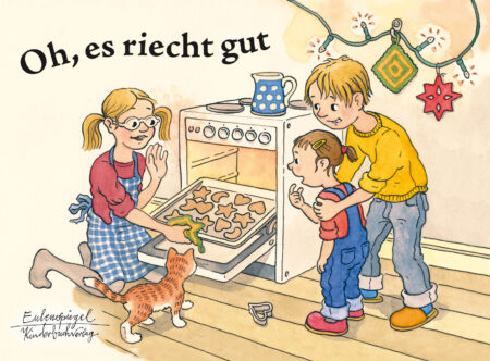 Kinderbuch, Pappbilderbuch, Weihnachtsbuch "Oh, es riecht gut", Christel Ulbrich, Jens Reinert, Eulenspiegel Kinderbuchverlag