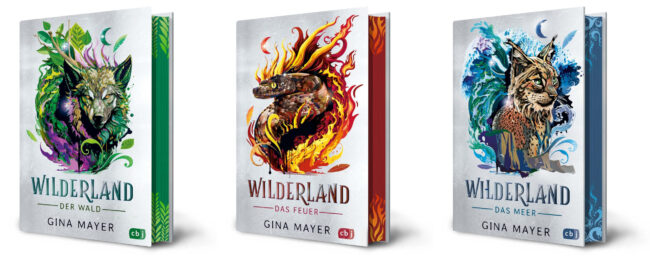 Jugendroman, "Wilderland", Band 1 bis 3, Gina Mayer, cbj Verlag