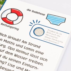 Kinderbuch, Soundbuch, Wimmelbuch "Hör mal - Wir machen Urlaub", Tessa Rath, Enni Bollin, Carlsen Verlag
