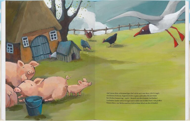 Kinderbuch, Bilderbuch "Kringel will Meer", Henrike Wilson, Gerstenberg Verlag