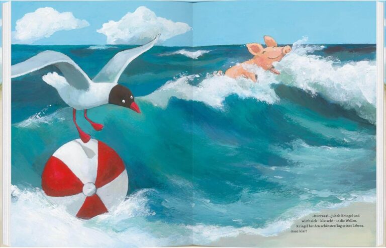 Kinderbuch, Bilderbuch "Kringel will Meer", Henrike Wilson, Gerstenberg Verlag