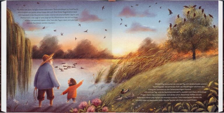Kinderbuch, Bilderbuch "Nachts am Teich", Sophia Kimmig, JuLi Litkei, Gerstenberg Verlag