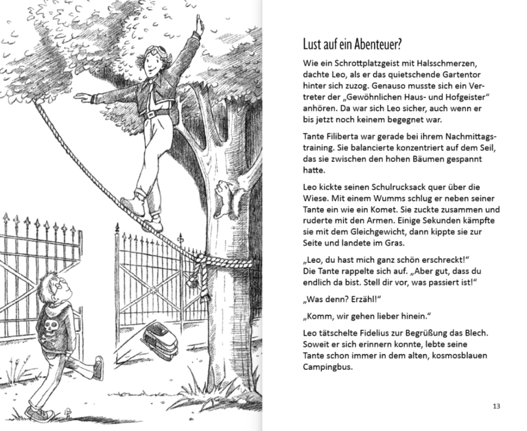 Kinderbuch, Kinderroman "Tante Filiberta und die Geisterspürnasen - Der Geheimbund", Band 1, Natalie Gal, Tina Vlachy, Wortweit Verlag