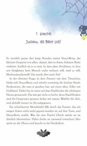 Kinderbuch "Huuu-Berta - Ein kleines Gespenst zum Geburtstag", Annette Lange, Sabine Sauter, Baumhaus Verlag, Bastei Lübbe